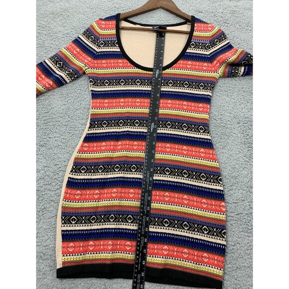 WINDSOR Small (S) Long Sleeve Sweater Dress / Longline Blouse Top Striped - Picture 6 of 7